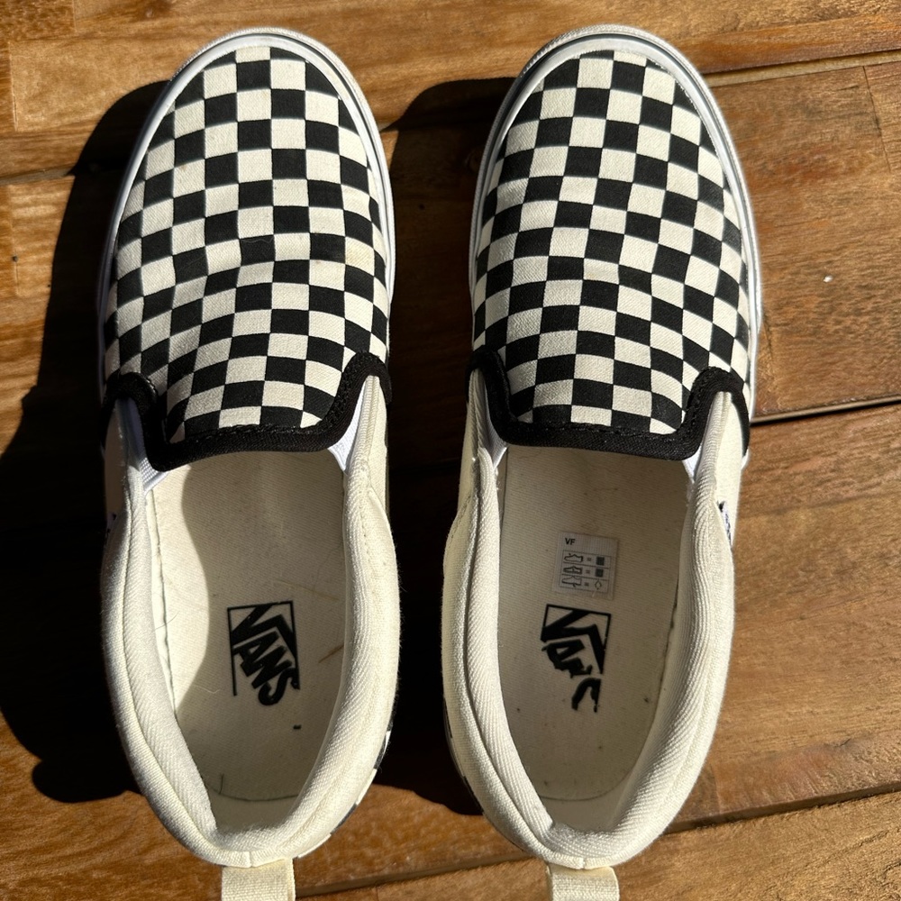 Vans Asher Women's Shoes, Checkered, Women's Size 6.5/Youth Size 5.0